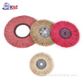 Metal stainless steel polished sisal wheel